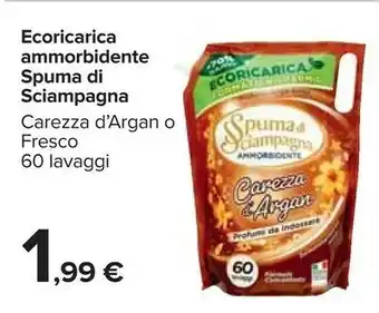 Carrefour Spuma di Sciampagna Ammorbidente offerta