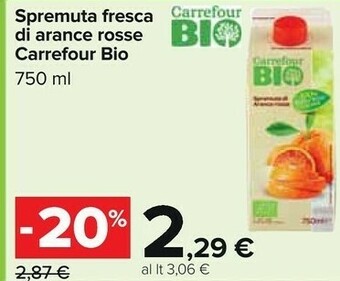 Carrefour Succhi di frutta offerta