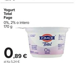 Carrefour Fage Yogurt greco offerta