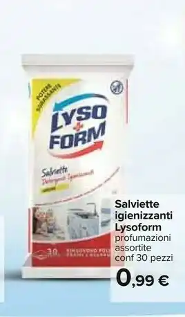 Carrefour Lysoform Salviette offerta