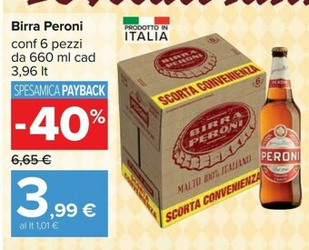 Carrefour Peroni Birra offerta