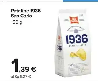 Carrefour San Carlo Patatine fritte offerta