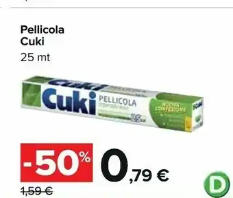 Carrefour Cuki Pellicola Trasparente offerta
