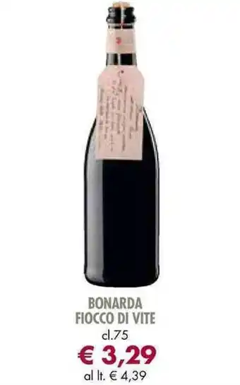 BONARDA FIOCCO DI VITE cl.75