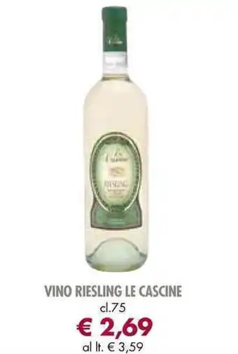 VINO RIESLING LE CASCINE cl.75