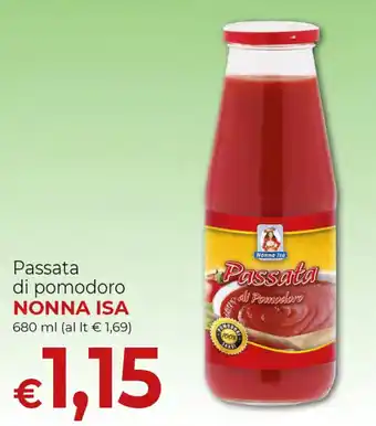 Supermercati Nonna Isa Passata di pomodoro NONNA ISA 680 ml offerta