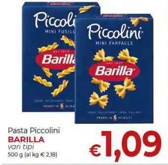 Supermercati Nonna Isa Pasta Piccolini BARILLA vari tipi 500 g offerta