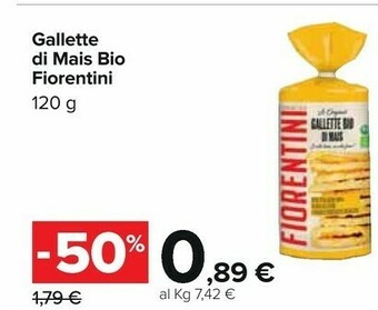 Carrefour Fiorentini Gallette di mais offerta