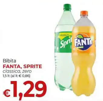 Supermercati Nonna Isa Bibita FANTA, SPRITE classica, zero 1,5 It offerta