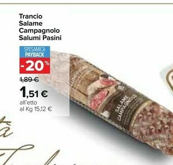 Carrefour Campagnolo Salame offerta