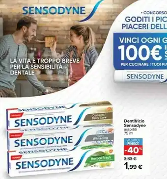 Carrefour Sensodyne Dentifricio offerta