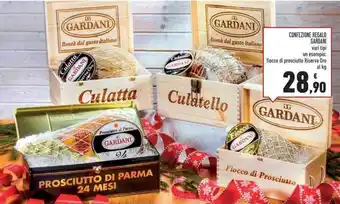 Conad Superstore CONFEZIONE REGALO GARDANI vari tipi offerta