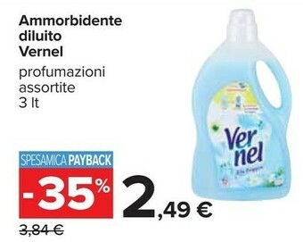 Carrefour Vernel Ammorbidente offerta
