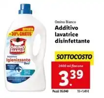 Omino bianco - additivo lavatrice disinfettante