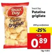 Lidl Snack day - patatine grigliate offerta