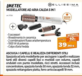 Expert Imetec Modellatore Ad Aria Calda 5 In 1 11726 offerta
