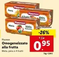Lidl Plasmon - omogeneizzato alla frutta offerta