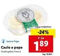 Lidl Cacio e pepe offerta