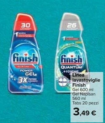 Carrefour Finish Detersivo lavastoviglie offerta