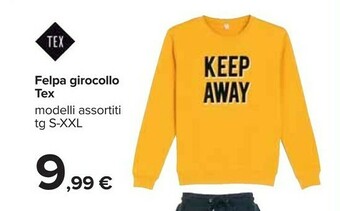 Tex Felpa Girocollo