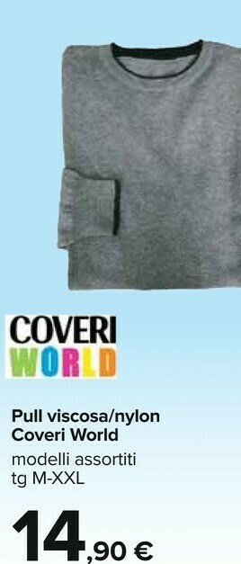 Carrefour Coveri World Pull Viscosa/nylon offerta
