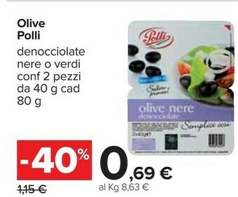 Carrefour Polli Olive offerta