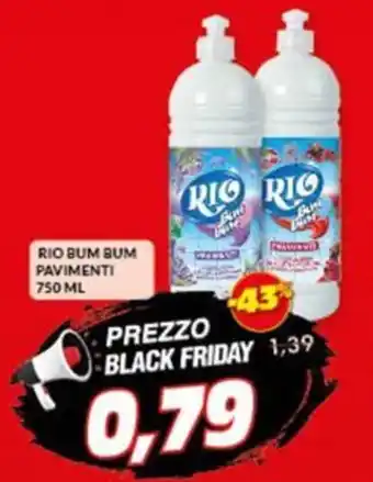 Risparmio Casa RIO BUM BUM PAVIMENTI 750 ML offerta