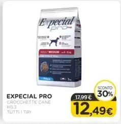 Expecial pro - crocchette cane kg.3 tutti i tipi
