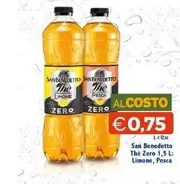 Mercatò San benedetto the zero limone, pesca offerta