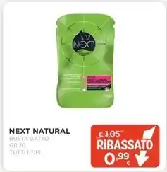 Arcaplanet Next natural - busta gatto gr.70 tutti i tipi offerta