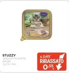 Arcaplanet Stuzzy - vaschetta gatto gr.100 tutti i tipi offerta