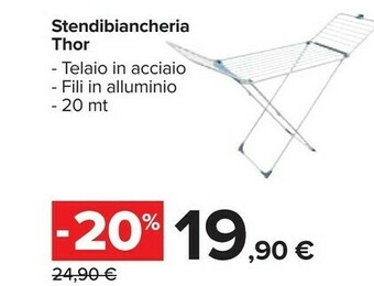 Carrefour Thor Stendibiancheria offerta