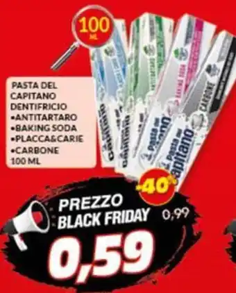Risparmio Casa PASTA DEL CAPITANO DENTIFRICIO 100 ML offerta
