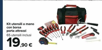 Carrefour Weber Kit Utensili A Mano Con Borsa Porta Attrezzi offerta