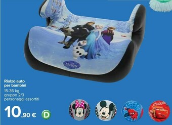 Carrefour Rialzo Auto Per Bambini offerta