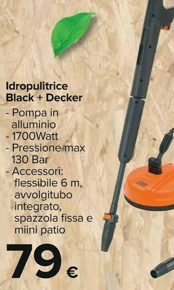 Carrefour Black & Decker Idropulitrice offerta