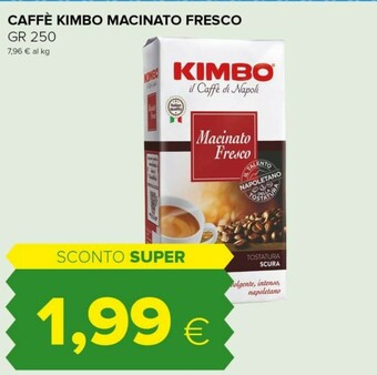Tigre Kimbo Caffè Macinato Fresco offerta