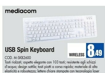 Wellcome Mediacom Tastiera offerta