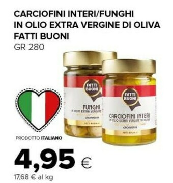 Tigre Fatti Buoni Carciofini Interi 280 G offerta