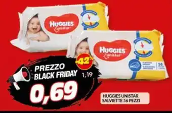 Risparmio Casa HUGGIES UNISTAR SALVIETTE 56 PEZZI offerta