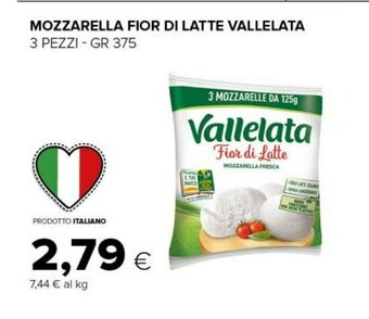 Tigre Vallelata Mozzarella Fior Di Latte offerta