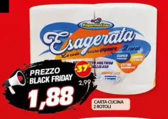 Risparmio Casa CARTA CUCINA 2 ROTOLI offerta
