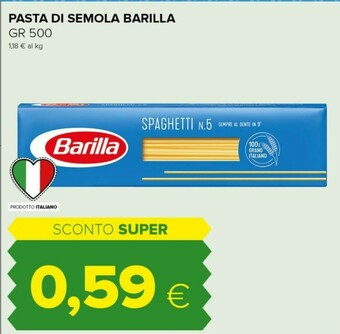 Tigre Barilla Pasta offerta
