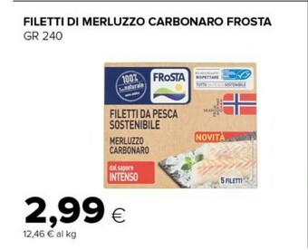 Tigre Frosta Filetti Di Merluzzo Croccante 240 G(ml) offerta