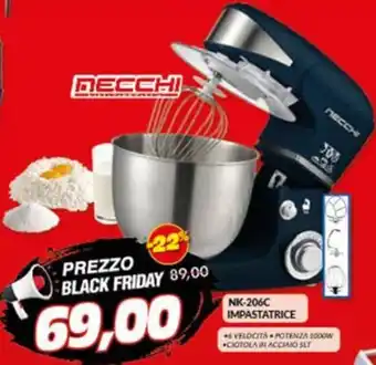 Risparmio Casa NECCHI NK-206C IMPASTATRICE offerta