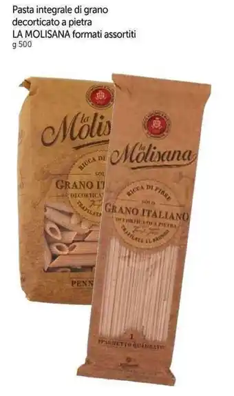 Galassia Pasta integrale di grano decorticato a pietra LA MOLISANA formati assortiti g 500 offerta