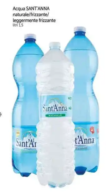 Acqua SANT'ANNA naturale/frizzante/ leggermente frizzante litri 1,5
