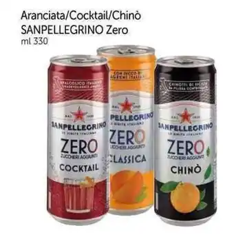 Galassia Aranciata/Cocktail/Chinò SANPELLEGRINO Zero ml 330 offerta