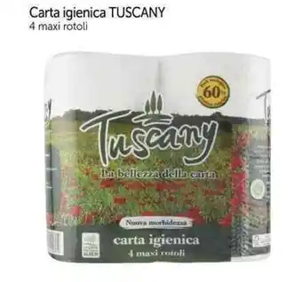 Galassia Carta igienica TUSCANY 4 maxi rotoli offerta