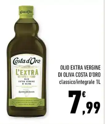 Conad Margherita OLIO EXTRA VERGINE DI OLIVA COSTA D'ORO classico/integrale 1L offerta